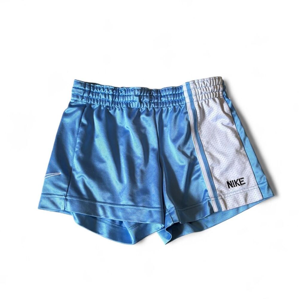 Nike Women's Blue and White Shorts